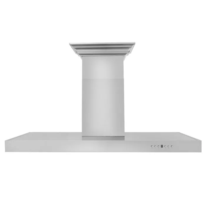 ZLINE 42 IN. Wall Mount Range Hood in Stainless Steel with Built-In CrownSound® BlueTooth Speakers (KECRN-BT-42)