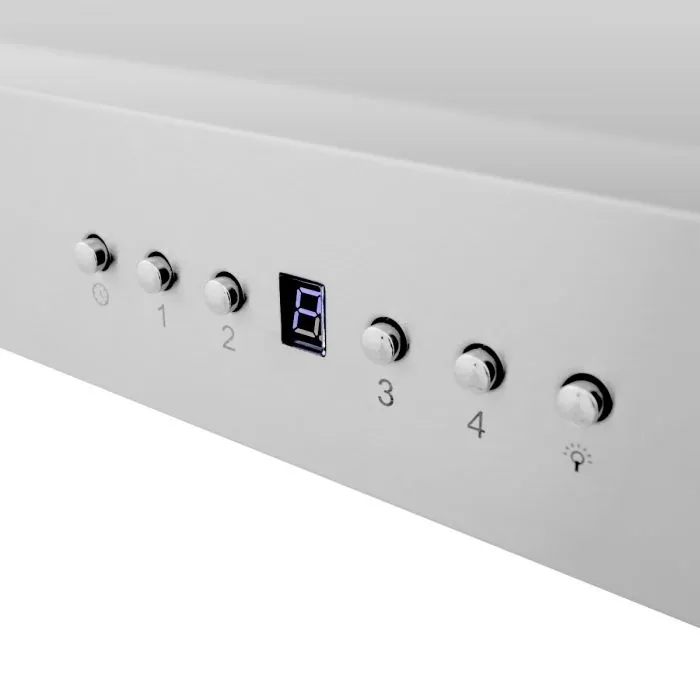 ZLINE 42 IN. Wall Mount Range Hood in Stainless Steel with Built-In CrownSound® BlueTooth Speakers (KECRN-BT-42)