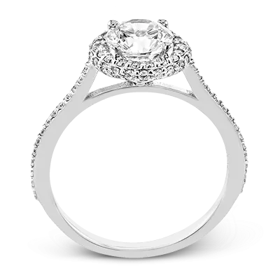 ZR2367 Engagement Ring in 14k Gold with Diamonds